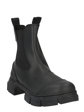 Ganni Rubber Chelsea Black Boots—GREAT WINTER WARM BOITS!! Great Condition—40
